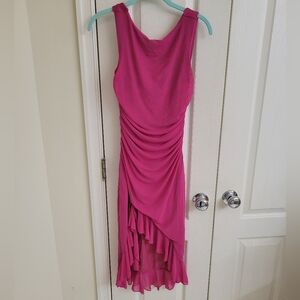 Elegant Pink Sleeveless Dress
